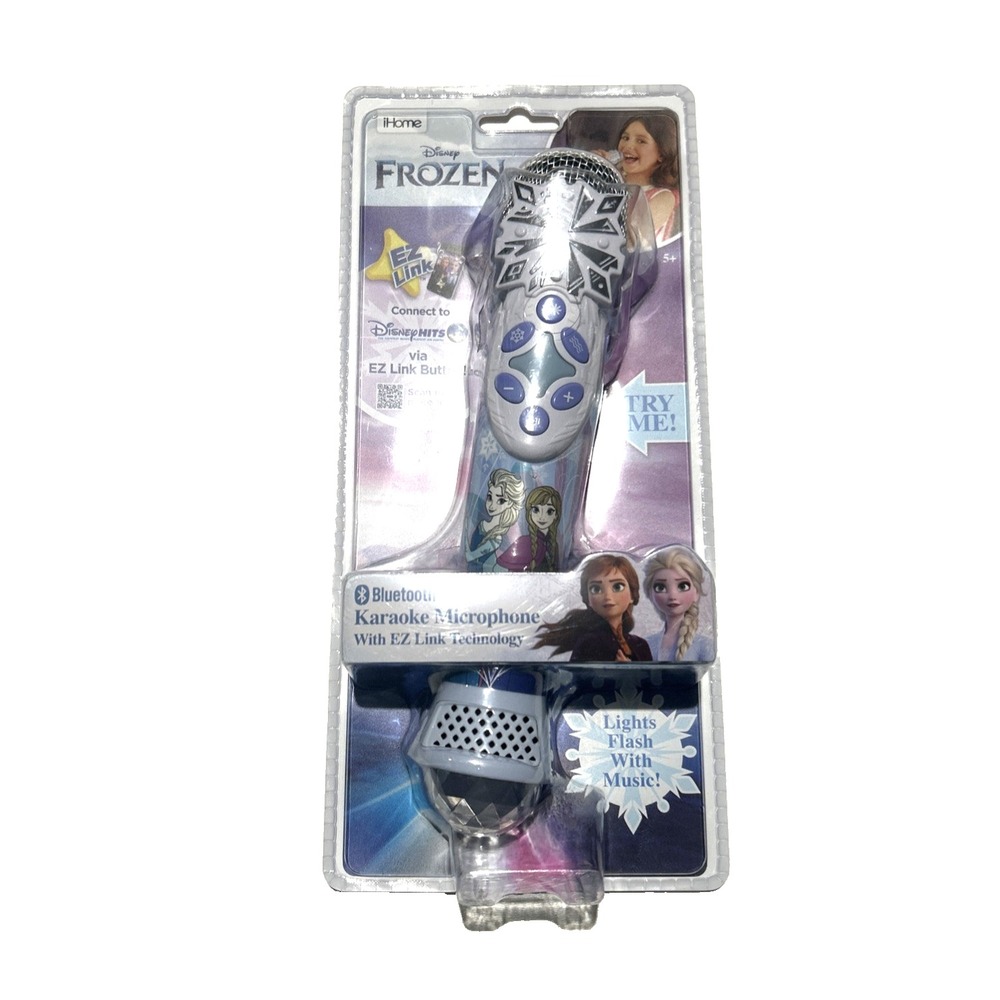 iHome Disney Frozen Bluetooth Karaoke Microphone EZ Link Elsa Anna DI-B24FR.EXv1